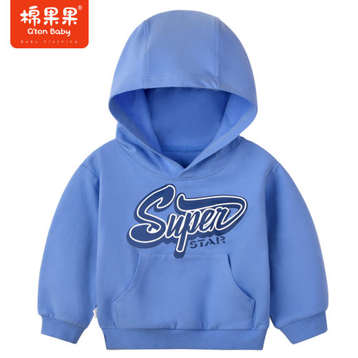 棉果果商场同款春季新品男童连帽套头卫衣M112182223025 商品图0