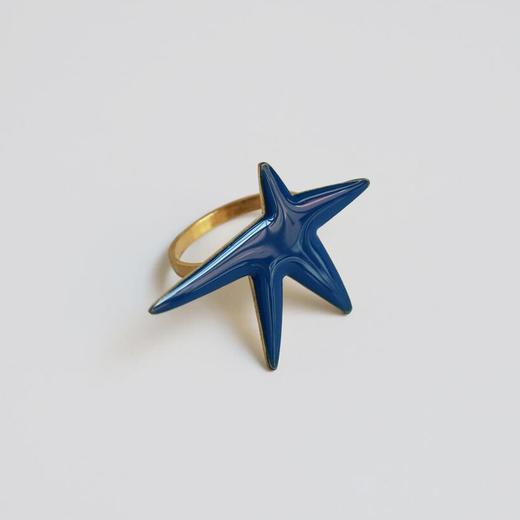 北京仓｜Joidart-MIRÓ-蓝色 珐琅 戒指［西班牙设计师］ 商品图2