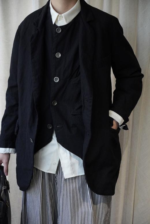 (4折) AU GARCONS 亚麻夹克外套 商品图13