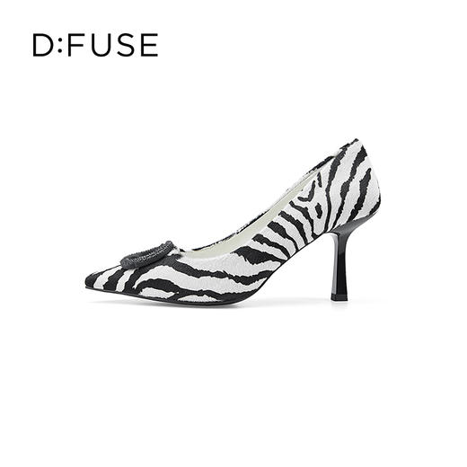 D:FUSE/迪芙斯尖头闪面高跟尖头高跟鞋DF31111100 商品图5