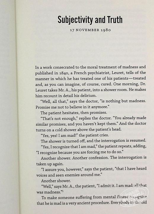 【中商原版】福柯：主体解释学 英文原版 About the Beginning of the Hermeneutics of the Self Michel Foucault 商品图6