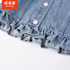 棉果果商场同款春季新品女童复古做旧时尚牛仔马夹花边甜美时尚百搭上身效果好M122171223046 商品缩略图2
