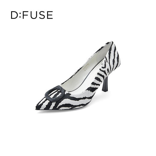 D:FUSE/迪芙斯尖头闪面高跟尖头高跟鞋DF31111100 商品图6