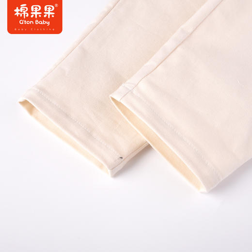 棉果果商场同款春季新品女童柔软弹力梭织长裤常规款小清新柔软亲肤M122200223075 商品图3