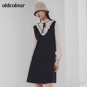 oldcolour2021冬季毛织连衣裙GN41106927