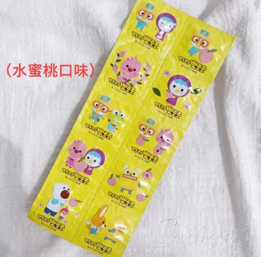 啵乐乐明星总动员压片糖果水蜜桃味12g뽀로로아이비타C복숭아12g 商品图0