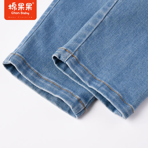 棉果果商场同款春季新品男童做旧复古弹力牛仔长裤超级百搭时尚好穿亲肤M112100223032 商品图1