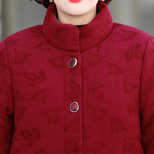 TYWF-994大码中老年人女装棉衣宽松妈妈冬装新款棉服加绒加厚老人衣服棉袄 商品图2