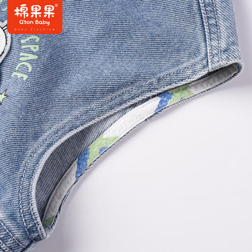 棉果果商场同款春季新品男童复古时尚经典做旧休闲时尚风百搭牛仔马夹M112171423017 商品图2