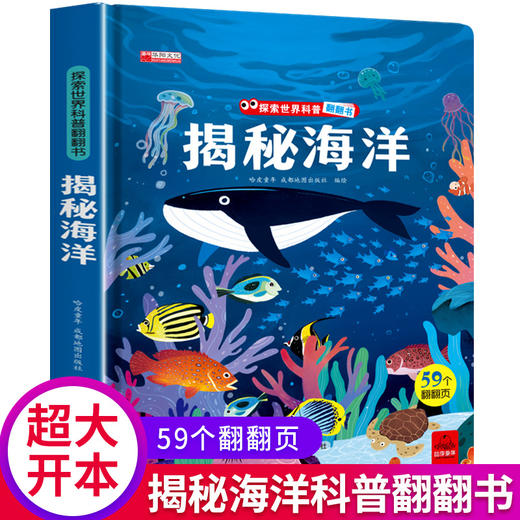 儿童图解探秘系列立体书 揭秘海洋 塑封 商品图0