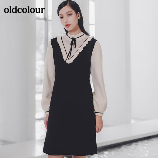 oldcolour2021冬季毛织连衣裙GN41106927 商品图4
