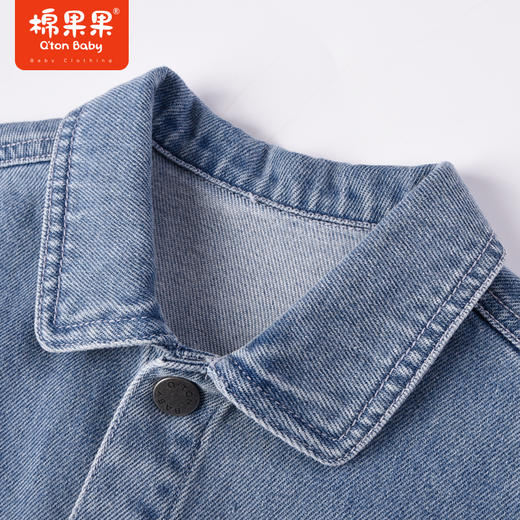 棉果果商场同款春季新品男童复古时尚经典做旧休闲时尚风百搭牛仔马夹M112171423017 商品图1