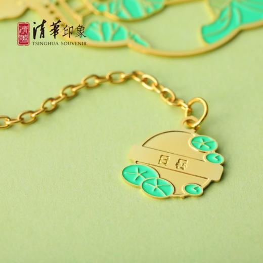 清华大学古风黄铜金属书签 商品图7