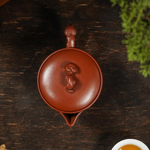 龙德堂陶艺  范泽锋设计  蒋振英制作《壶浚·灵芝》原矿大红袍 150cc【预售】 商品图3