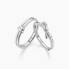 卡蒂罗缘系一生情侣对戒一对纯银款戒指男女小众设计2022年新款潮 商品缩略图0