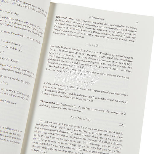 【中商原版】Hodge Theory and Complex Algebraic Geometry I Volume 1 英文原版 霍奇理论与复代数几何 第一卷 Claire Voisin 商品图3