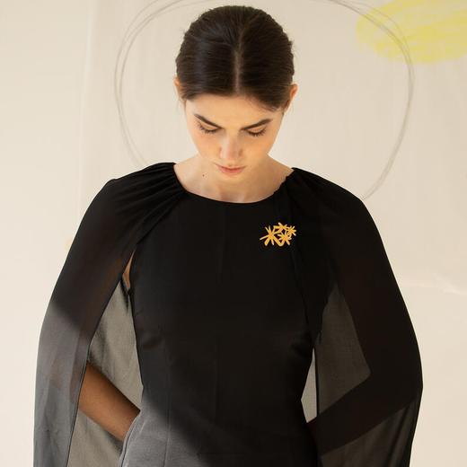 北京仓｜Joidart-MIRÓ-金色 雪花 胸针［西班牙设计师］ 商品图3