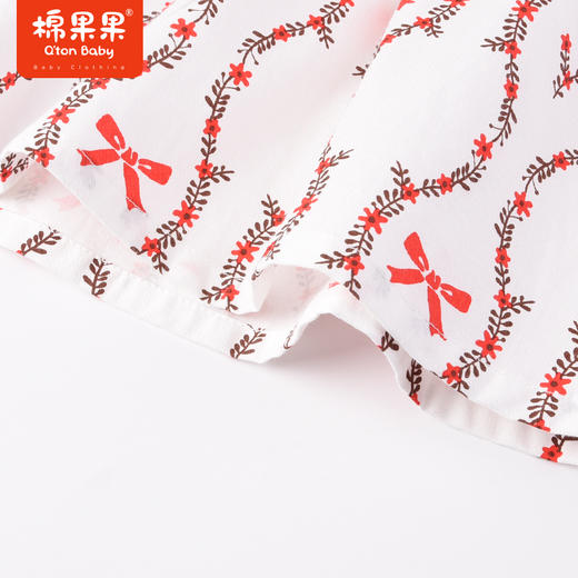 棉果果商场同款春季新品女童印花套头衬衣小碎花田园风百搭小清新裙式上衣M122150223061 商品图1