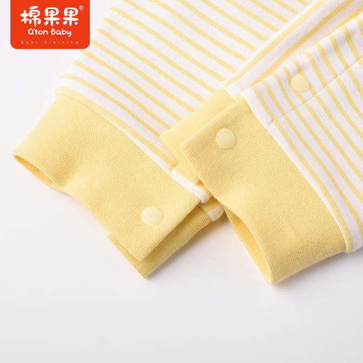 棉果果商场同款春季新品男女童小宝宝两岁内带帽爬服可爱童趣纯棉亲肤柔软套头加帽哈衣连体衣M112727223013 商品图3