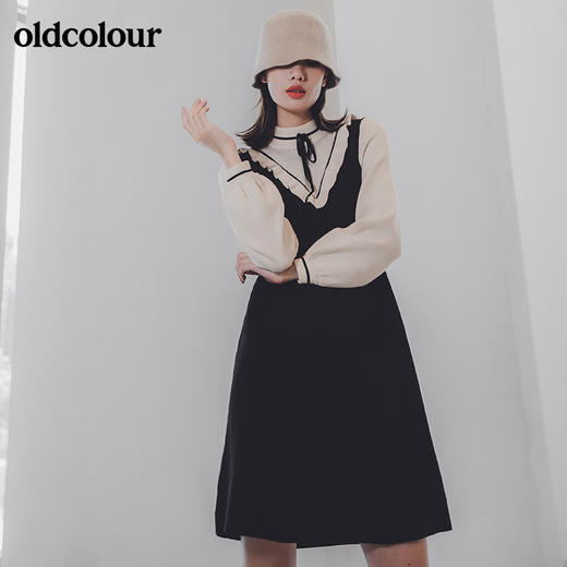 oldcolour2021冬季毛织连衣裙GN41106927 商品图2