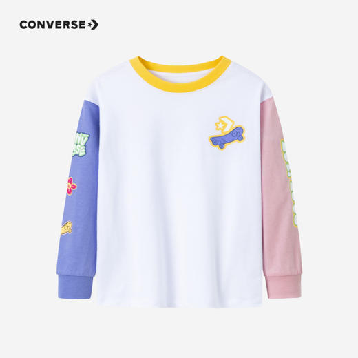 CONVERSE 春 大童 小童 婴童 长袖T恤 CNVG-LK-D501 商品图0