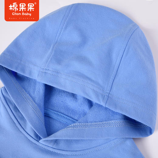 棉果果商场同款春季新品男童连帽套头卫衣M112182223025 商品图2