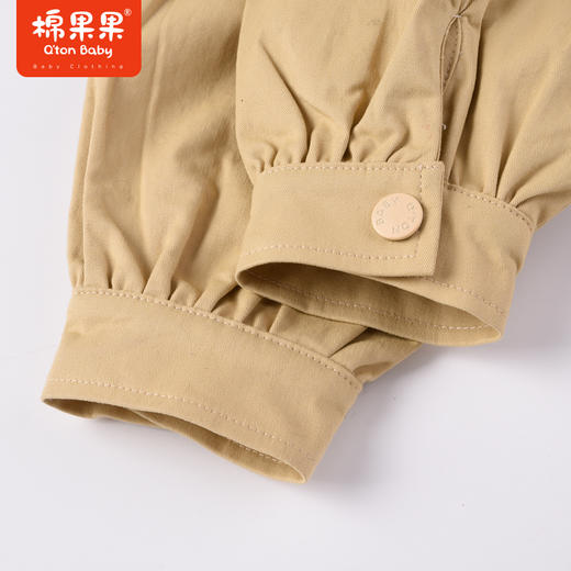 棉果果商场同款春季新品女经典大翻领时尚风衣甜美气质宽松好穿舒适上身效果好内带里子风衣M122130223041 商品图4