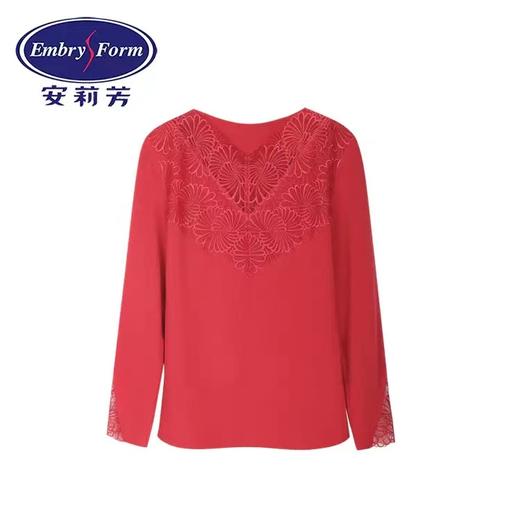 5F EmbryForm安莉芳小高领蕾丝打底含羊毛美体暖衣 商品图1