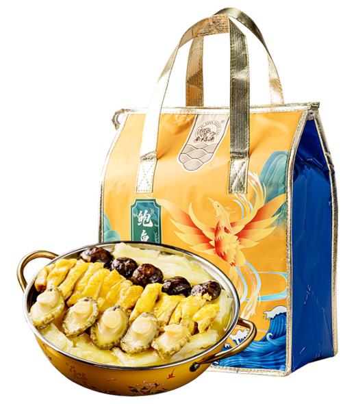 参福连鲍鱼花胶鸡1.5Kg礼盒装(带锅）  Q弹软糯浓香金汤 深海花胶软糯 加热即食 礼赠佳品 商品图5