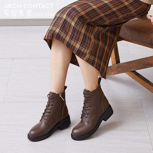 ARCHCONTACT安启美奈舒适低跟女靴 商品图5
