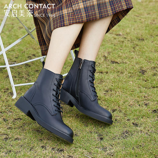 ARCHCONTACT安启美奈舒适低跟女靴 商品图6