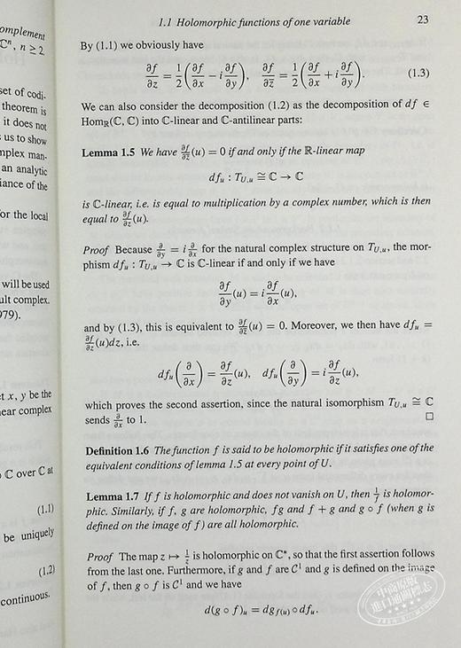 【中商原版】Hodge Theory and Complex Algebraic Geometry I Volume 1 英文原版 霍奇理论与复代数几何 第一卷 Claire Voisin 商品图7