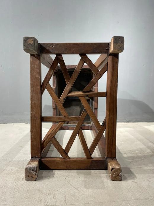 老榆木冰裂纹架方几，顺丰包邮 商品图12