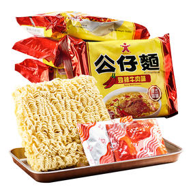 5*103g公仔劲辣牛肉味面
