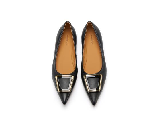 westory23年新款简约百搭休闲单鞋55801 商品图1