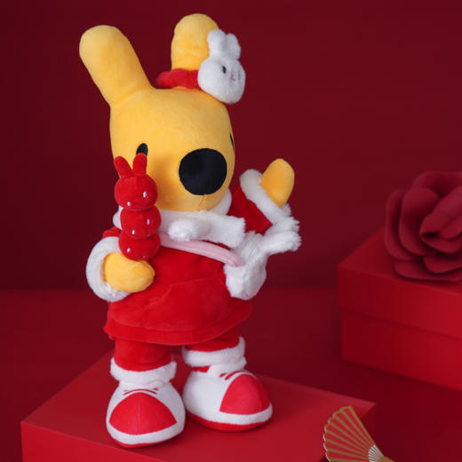 兔年袋鼠毛绒公仔 商品图4