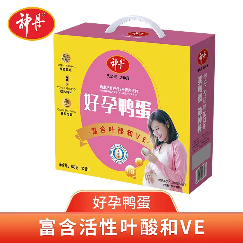 【神丹】好孕鸭蛋12枚装