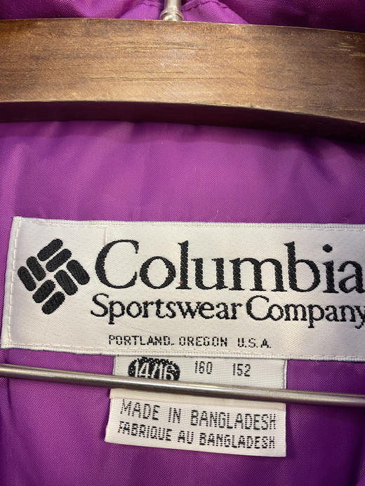 90年代 Vintage Columbia 哥伦比亚 棉服 夹棉外套_CTJK(S) 商品图2