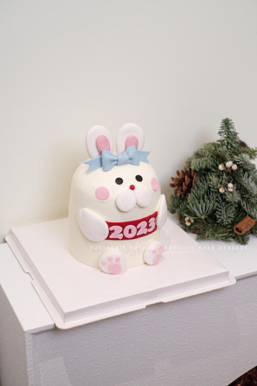 2023跨年限定｜立体蝴蝶结小兔子（4寸立体小兔子，默认：草莓芒果夹心） 商品图2