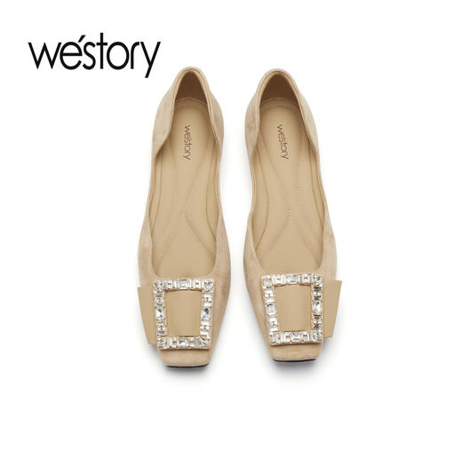 westory23年新款设计感百搭气质浅口单鞋55171 商品图2