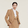 谜底西装外套女2022冬装新款立体剪裁经典通勤修身西服224GW1546 商品缩略图1