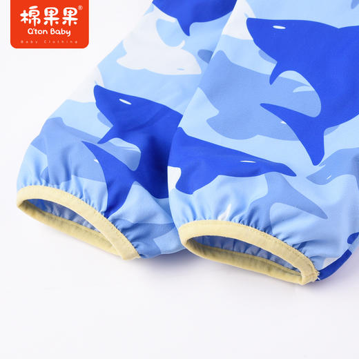 棉果果商场同款春季新品男童内带里子印花连帽外套小清新上衣开衫满印海豚百搭M112100323016 商品图4