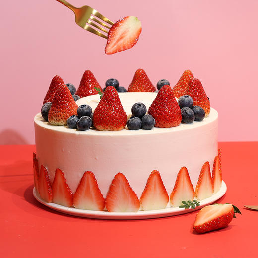 【草莓季】草莓蛋糕生日蛋糕 商品图2