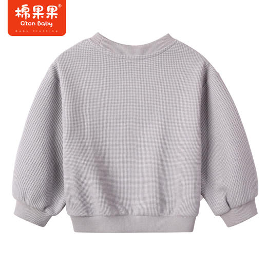 棉果果商场同款春季新品男童小机器人耐脏圆领套头卫衣M112180223024 商品图4