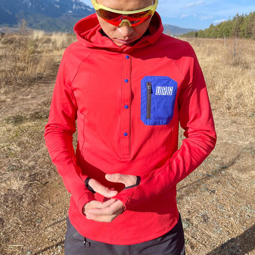URG连帽加厚抓绒衣 Hoody Fleece Plus男女款春秋季户外跑步运动防寒保暖上衣 商品图1