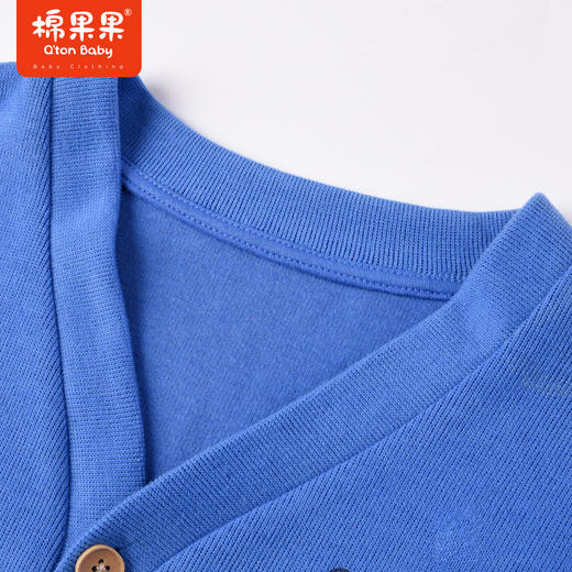棉果果商场同款春季新品男童纯棉显白针织开衫耐脏上身效果棒简约休闲风M112100323021 商品图1
