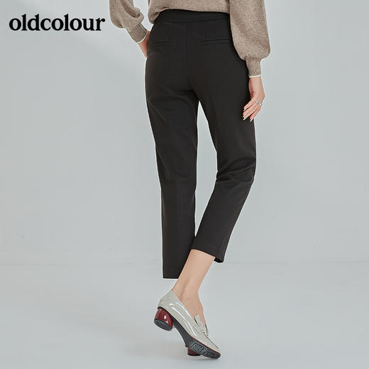 oldcolour2021冬季新款宽松垂感直筒修身百搭休闲裤N42073211 商品图4