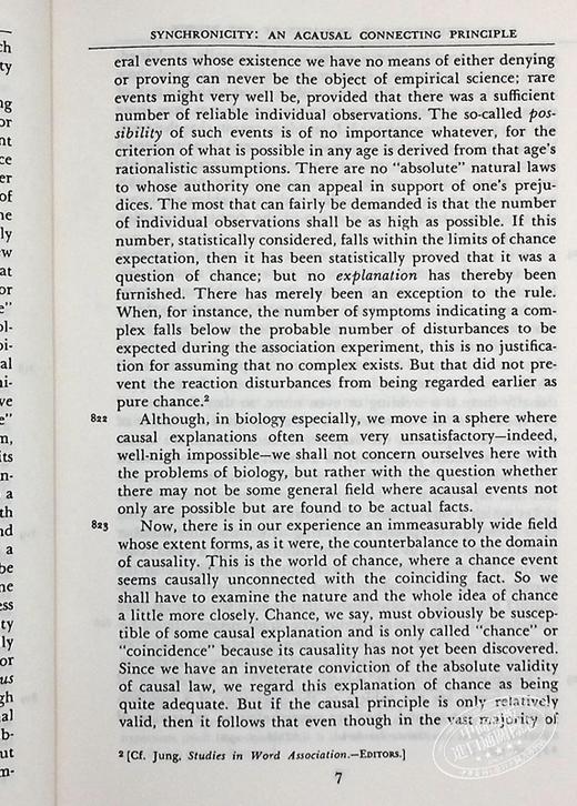 预售 【中商原版】共时性  一个非因果关系的法则 荣格 Synchronicity An Acausal Connecting Principle 英文原版 C G Jung 商品图6