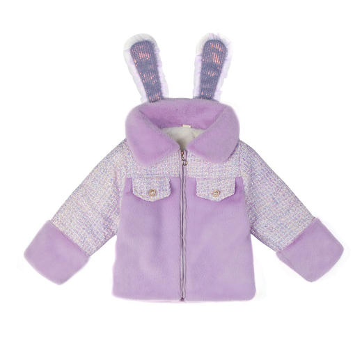 女童加绒外套加厚保暖韩版洋气棉服PJX-DX3955 商品图4