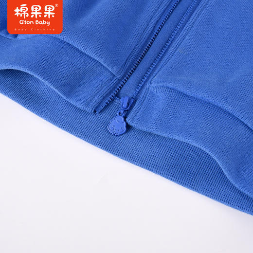 棉果果商场同款春季新品男童针织连帽马夹无袖外套内带里子宽松休闲运动百搭外穿M112171223020 商品图2